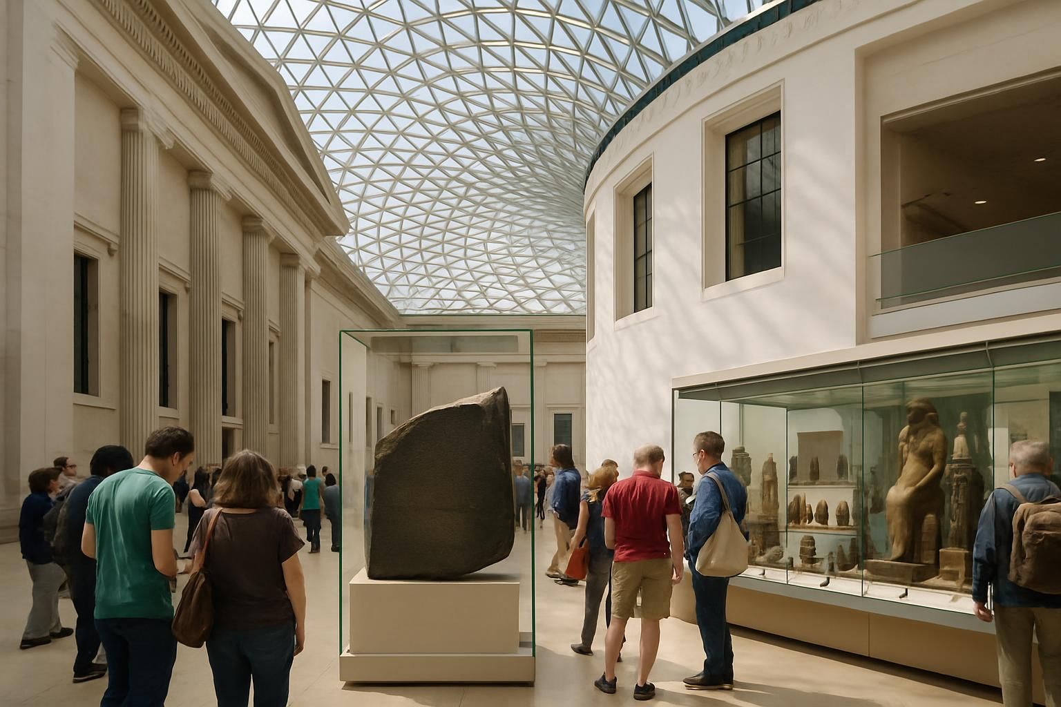 découvrez le british museum à londres : achetez vos billets, consultez les horaires et préparez votre visite. profitez de l'entrée gratuite pour explorer ses trésors uniques.