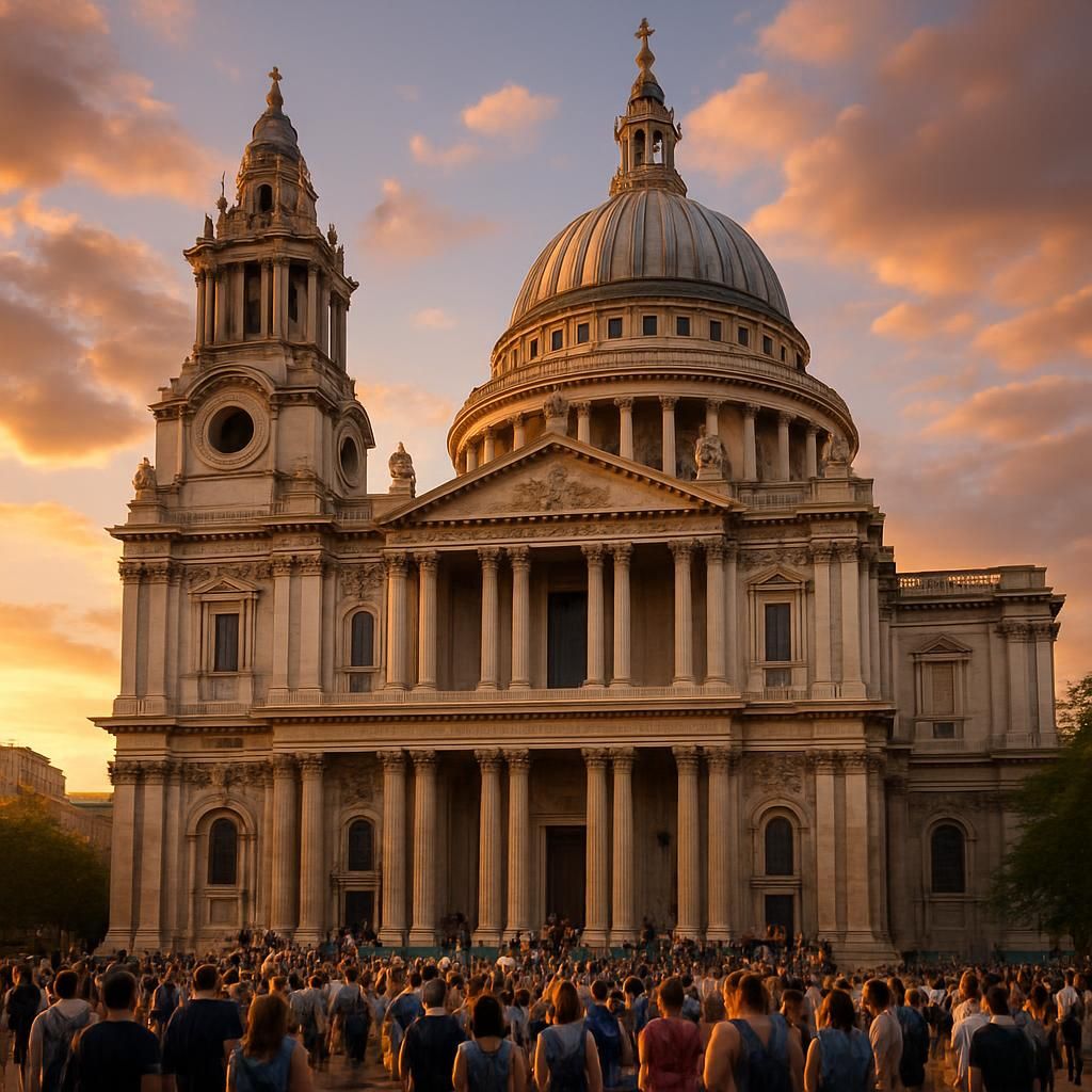 découvrez la cathédrale saint-paul : réservez vos billets en ligne et profitez d'une visite exceptionnelle du dôme avec une vue panoramique sur londres.