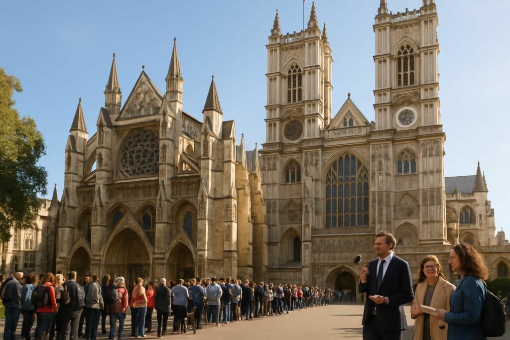 découvrez westminster abbey avec nos billets et visites guidées pour une expérience enrichissante et sans file d'attente au cœur de l'histoire britannique.